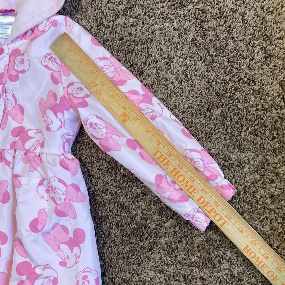 Toddler Girls' Disney Minnie Mouse Lightweight Jacket Size 4T